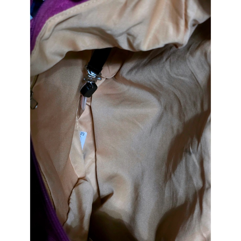 Travelon Anti-Theft Crossbody Bag Purple RFID Blocking Slash Proof Messenger NEW - Picture 5 of 11